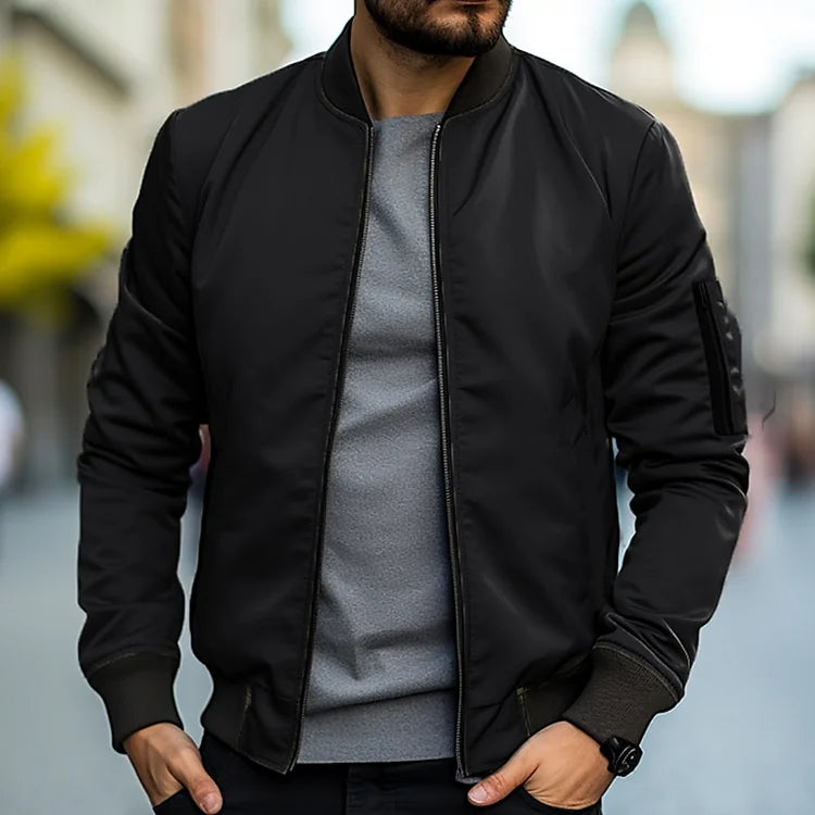 Men’s Lightweight Bomber Jacket – Modern Cut & Urban Edge