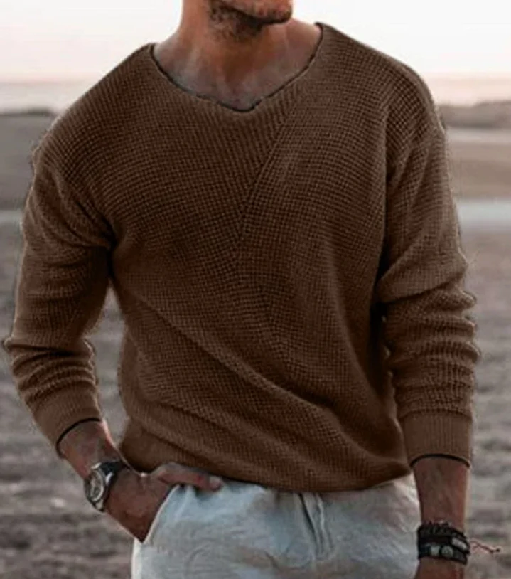 Men’s Lightweight Knit Cardigan – Soft, Warm & Timeless