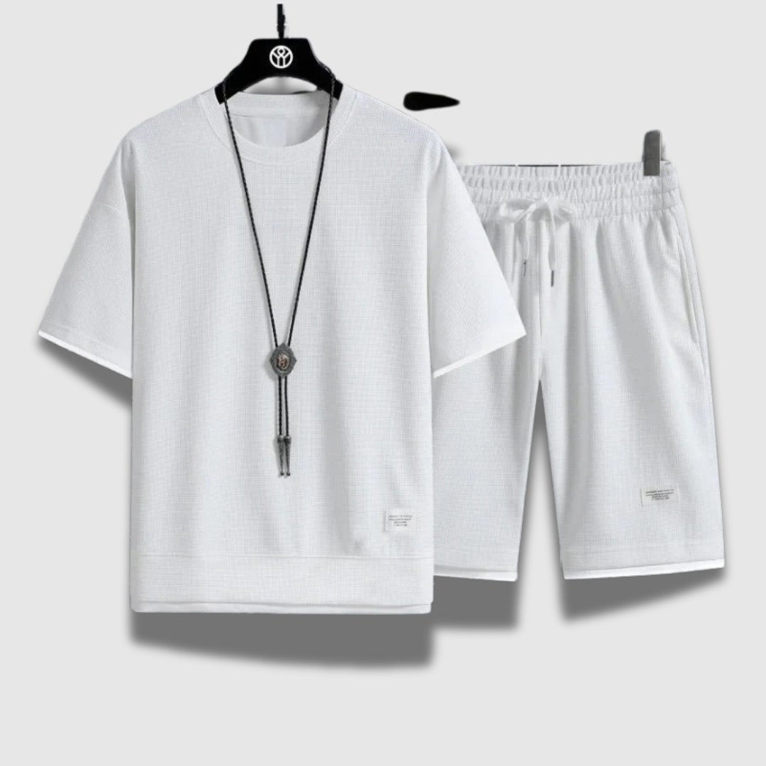 Men’s Summer Shirt and Shorts Set – Lightweight, Breathable & Beach-Ready