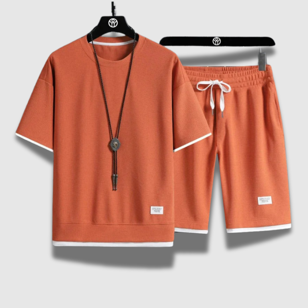 Men’s Summer Shirt and Shorts Set – Lightweight, Breathable & Beach-Ready