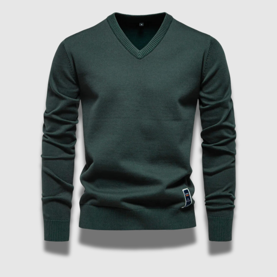Men’s V-Neck Sweater – Tailored Warmth with Everyday Ease
