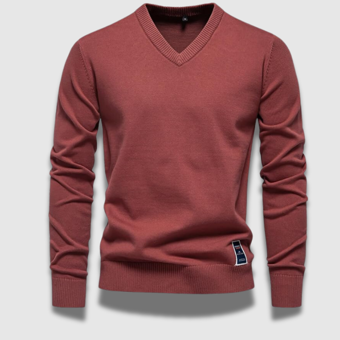 Men’s V-Neck Sweater – Tailored Warmth with Everyday Ease