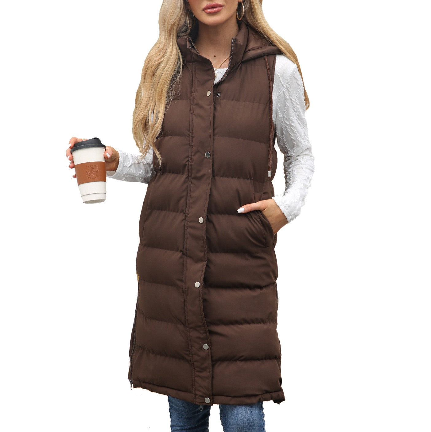 Alvara Padded Hooded Vest