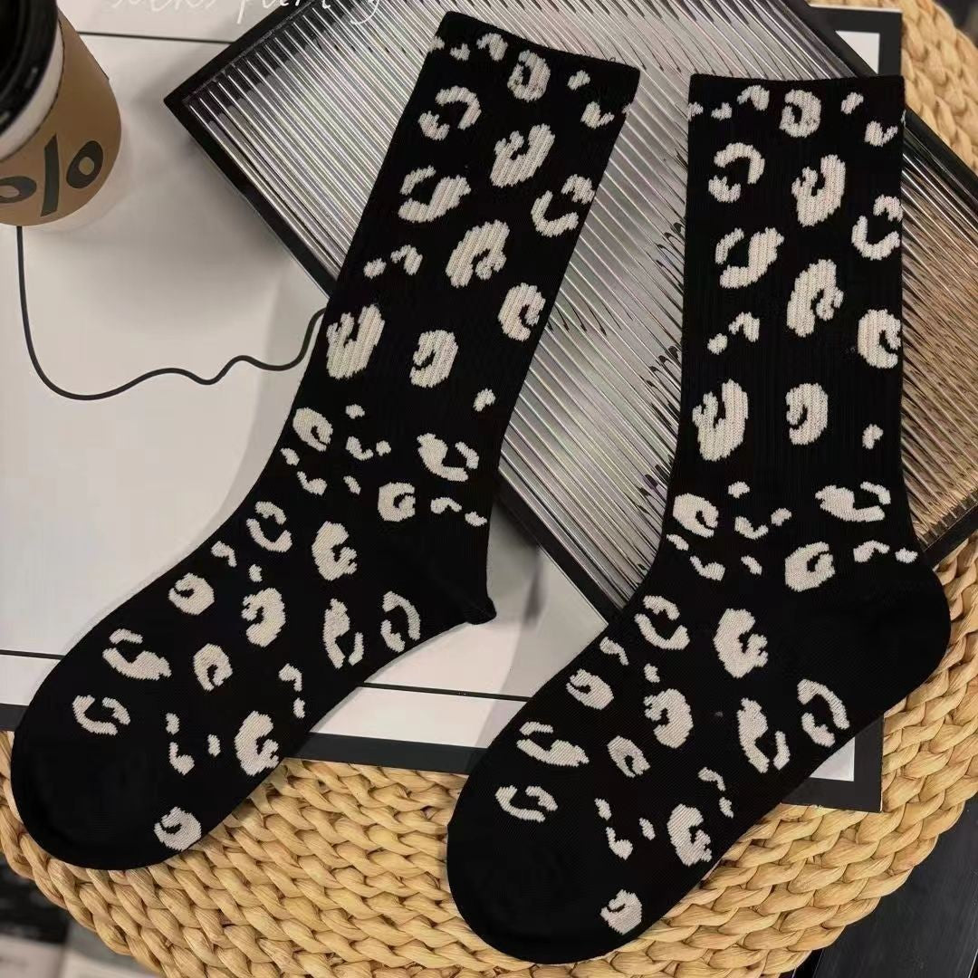 Marais Polka Mid-Calf Socks