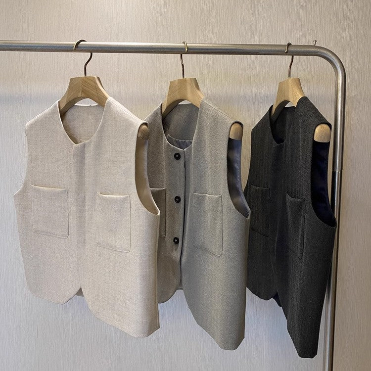 Marlowe Sleeveless Suit Vest