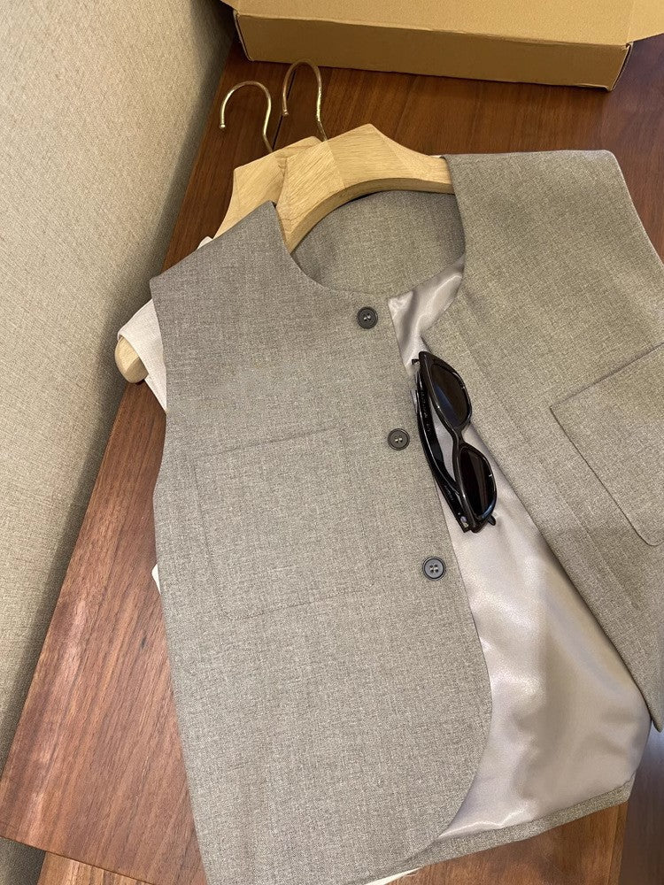 Marlowe Sleeveless Suit Vest