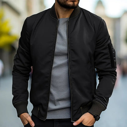 Men’s Lightweight Bomber Jacket – Modern Cut & Urban Edge