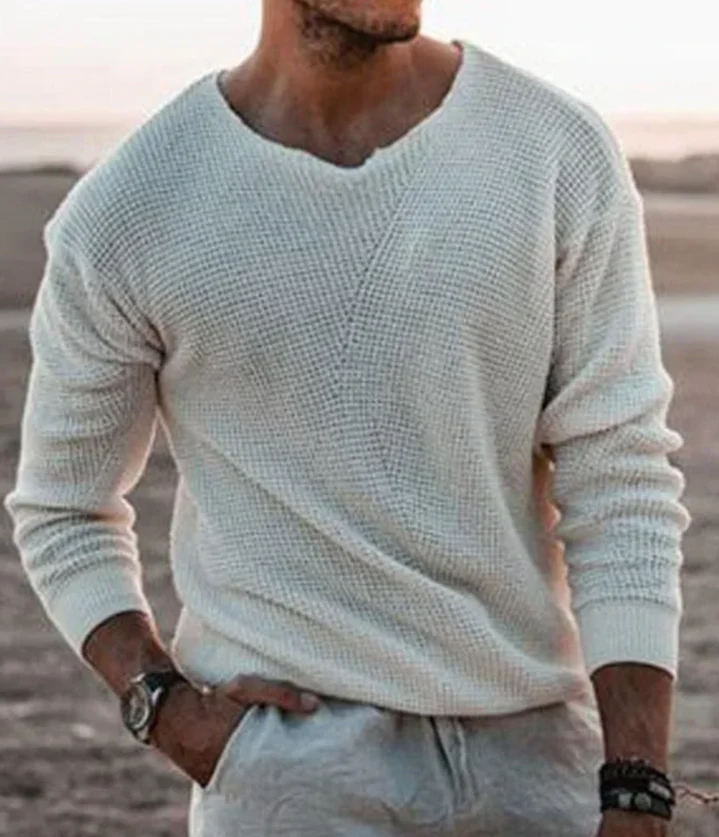 Men’s Lightweight Knit Cardigan – Soft, Warm & Timeless