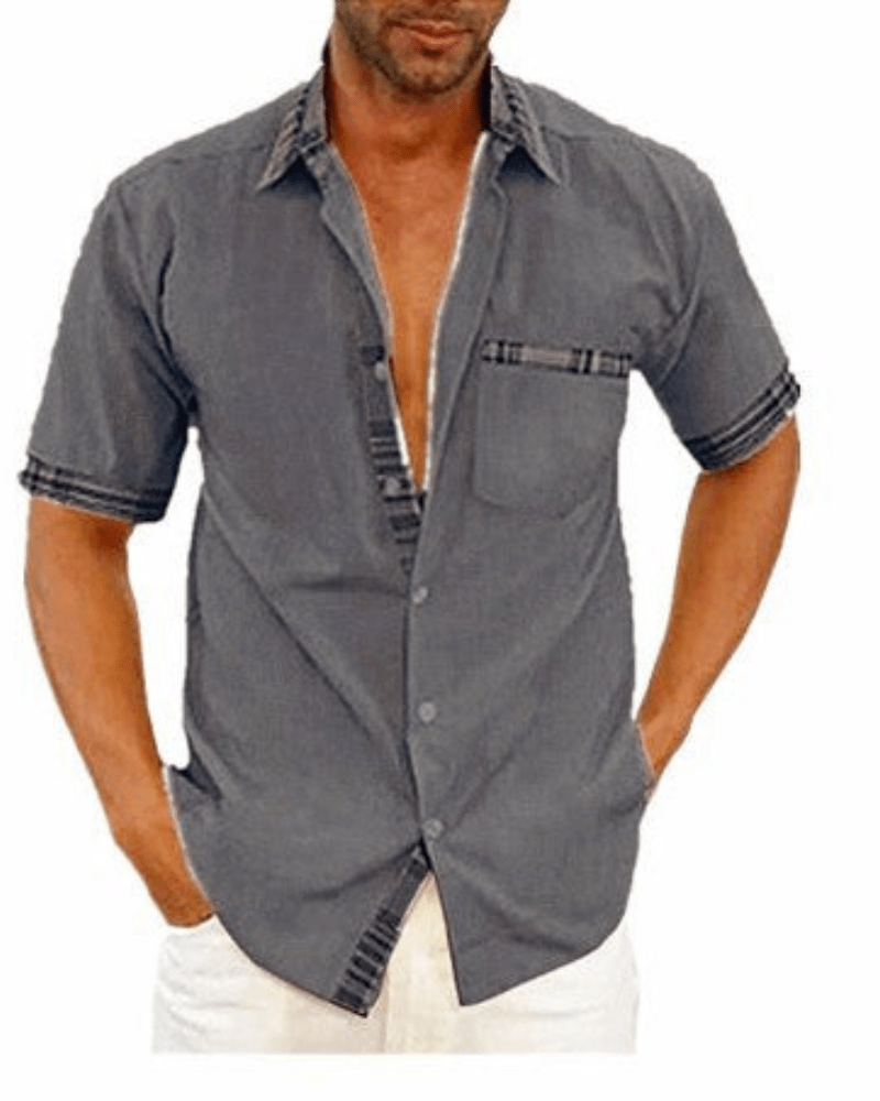 Men’s Tailored Long-Sleeve Shirt – Classic, Versatile & Breathable