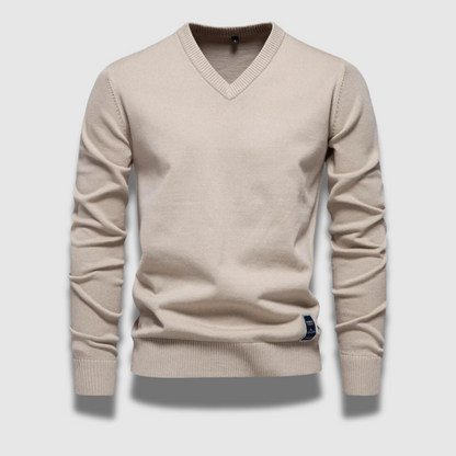 Men’s V-Neck Sweater – Tailored Warmth with Everyday Ease