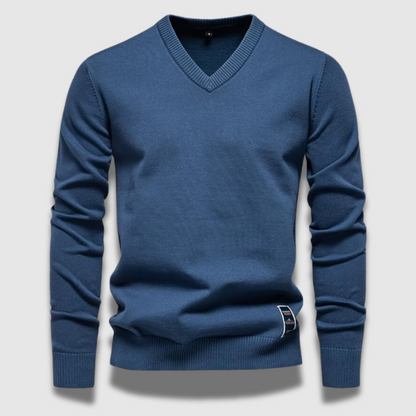 Men’s V-Neck Sweater – Tailored Warmth with Everyday Ease