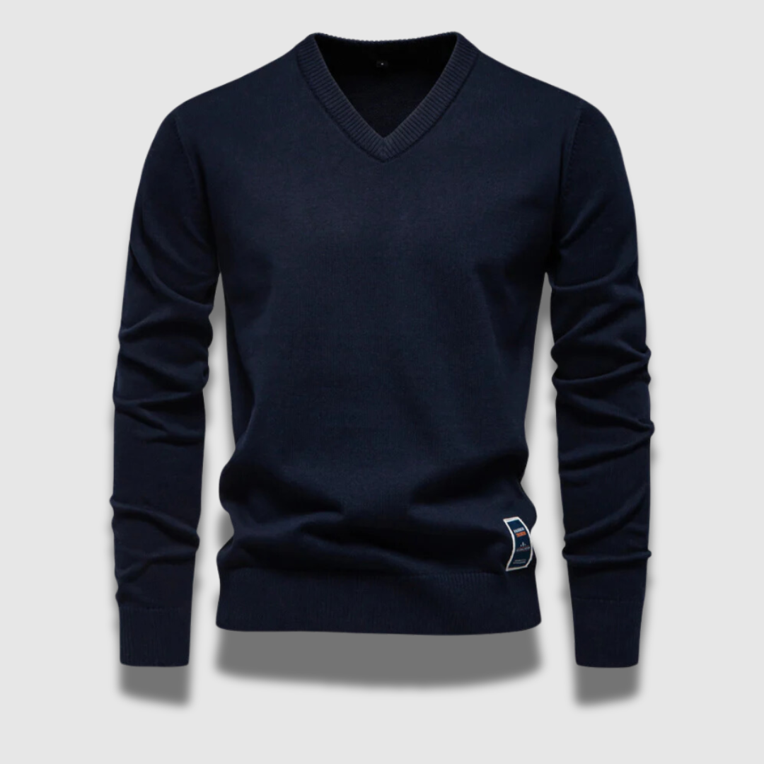 Men’s V-Neck Sweater – Tailored Warmth with Everyday Ease