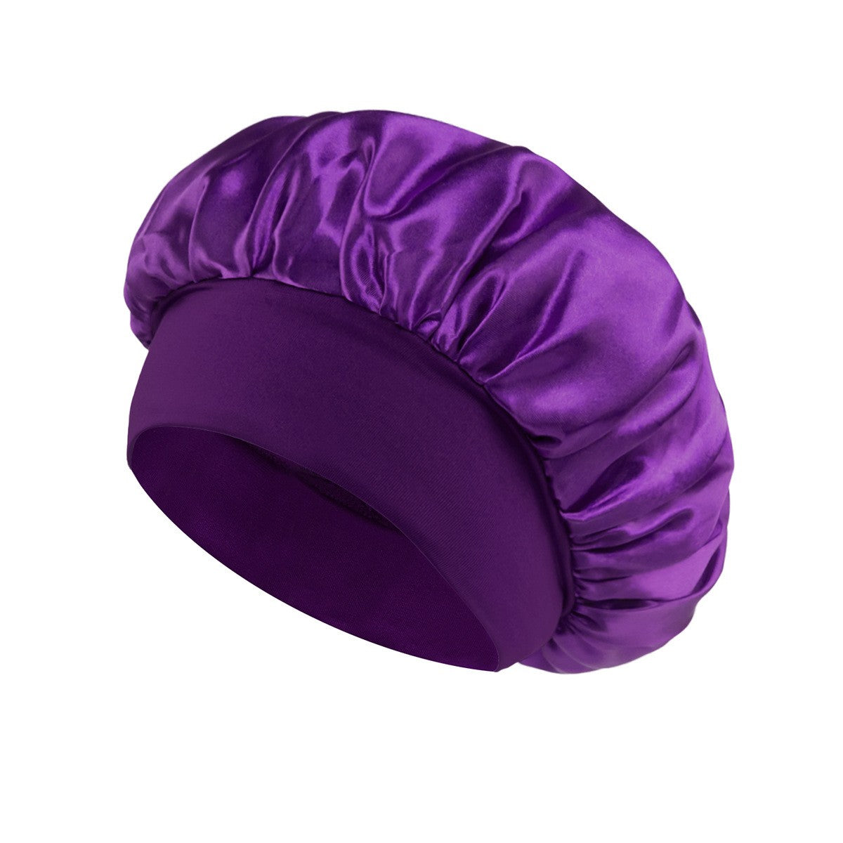 Noctura Satin Wide-Brim Nightcap
