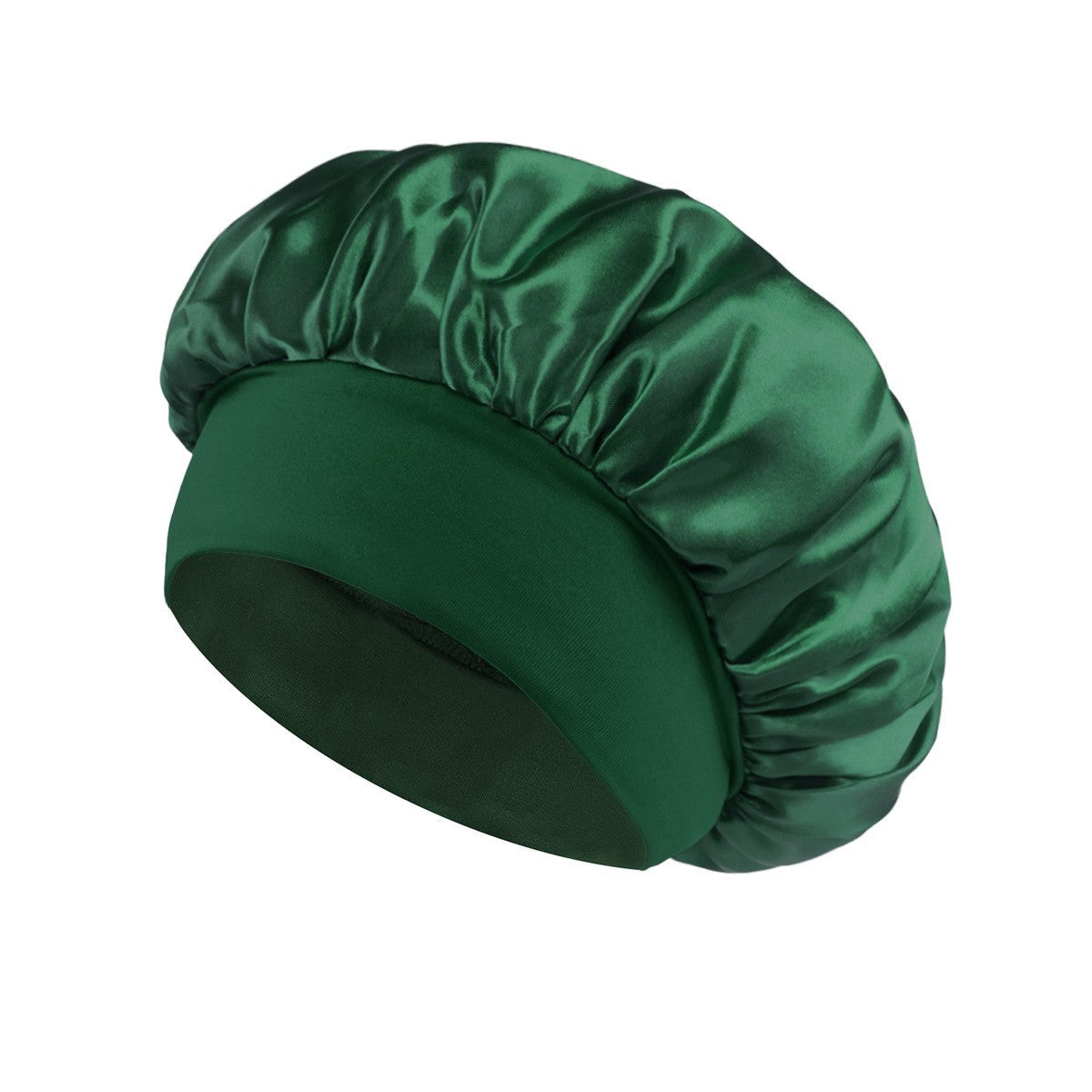 Noctura Satin Wide-Brim Nightcap
