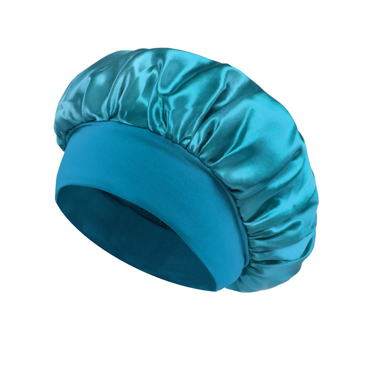 Noctura Satin Wide-Brim Nightcap