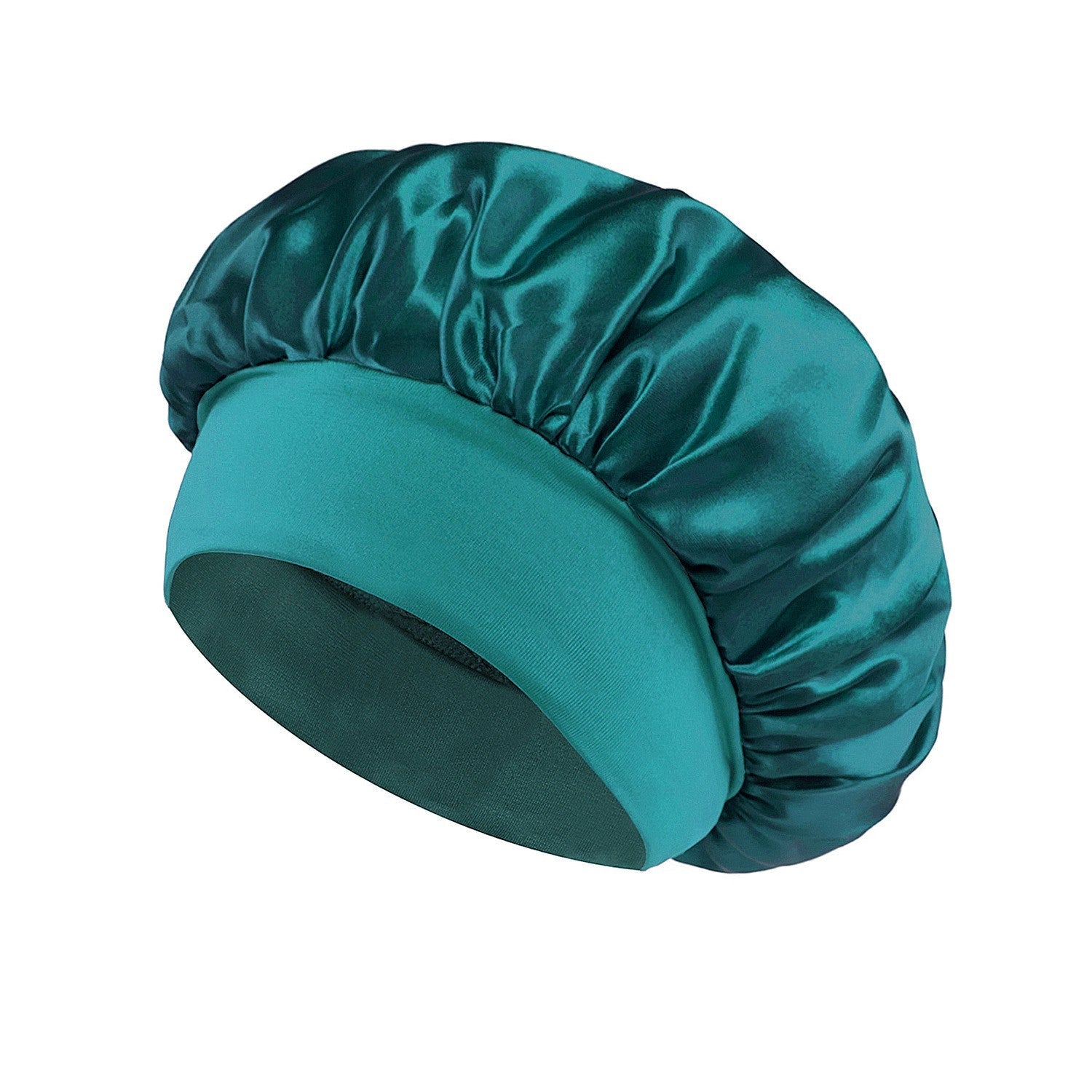Noctura Satin Wide-Brim Nightcap