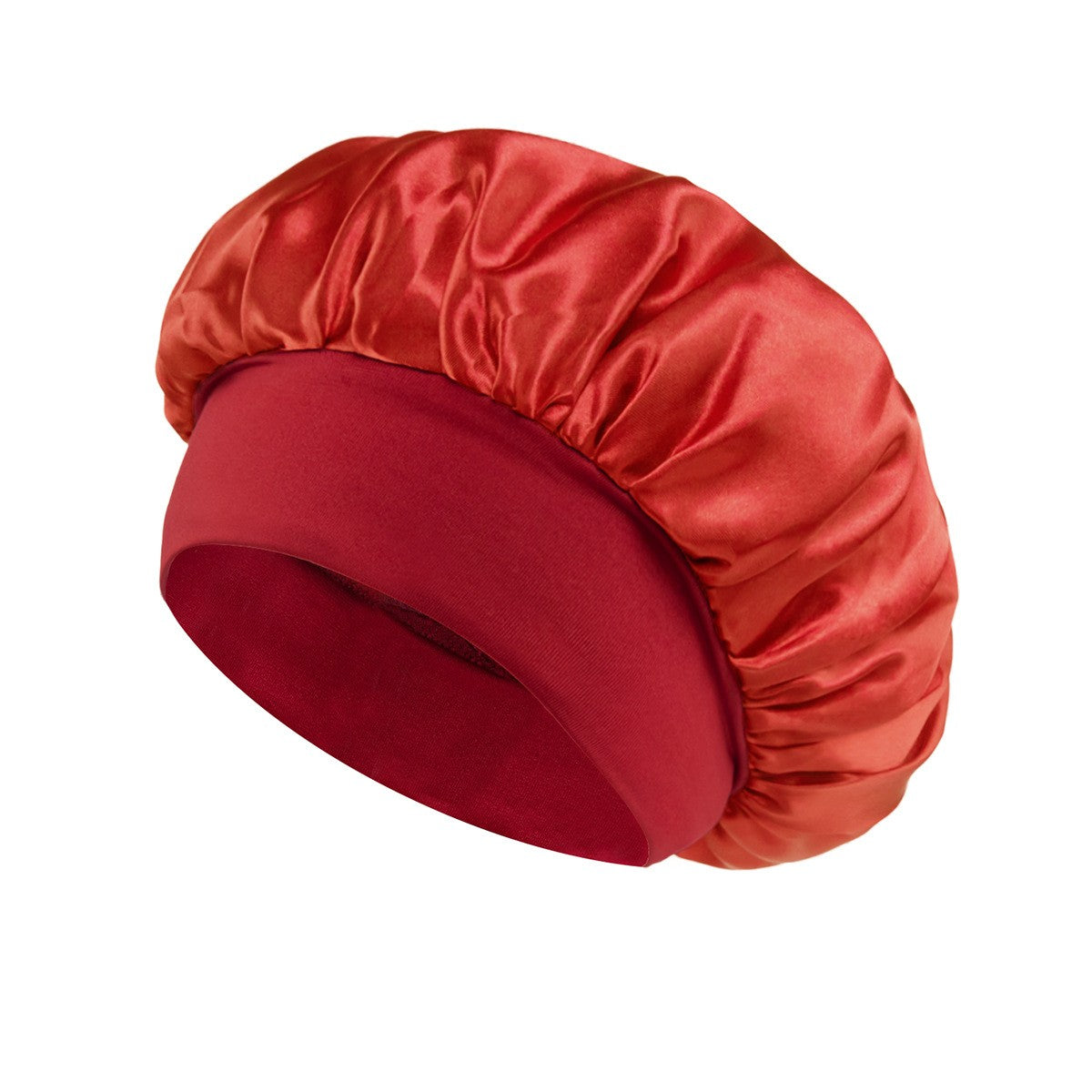 Noctura Satin Wide-Brim Nightcap