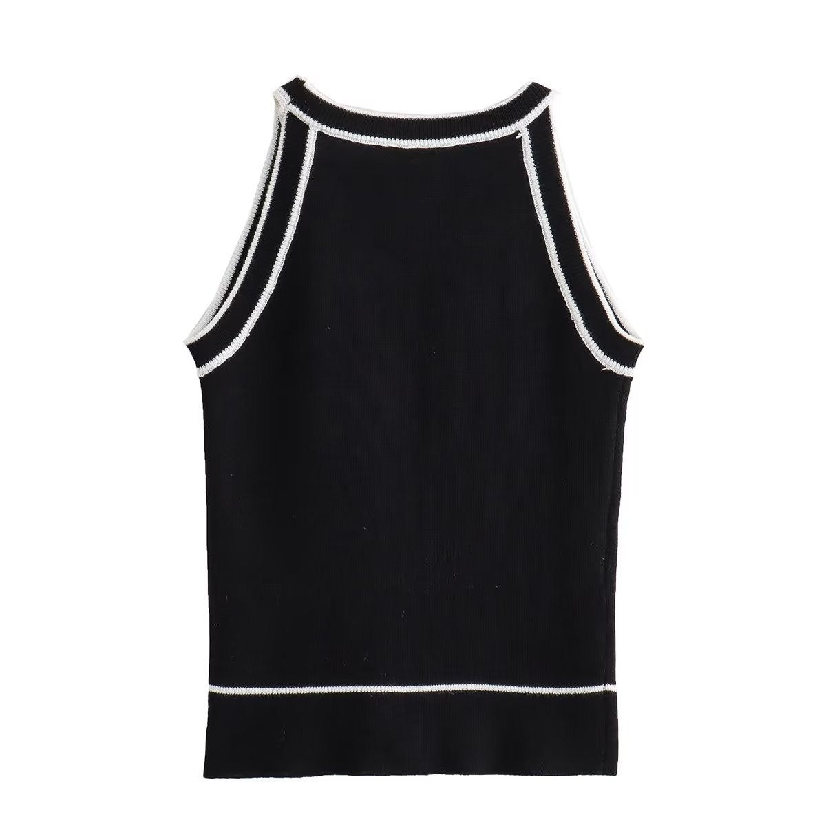Noire Halter Cutout Top