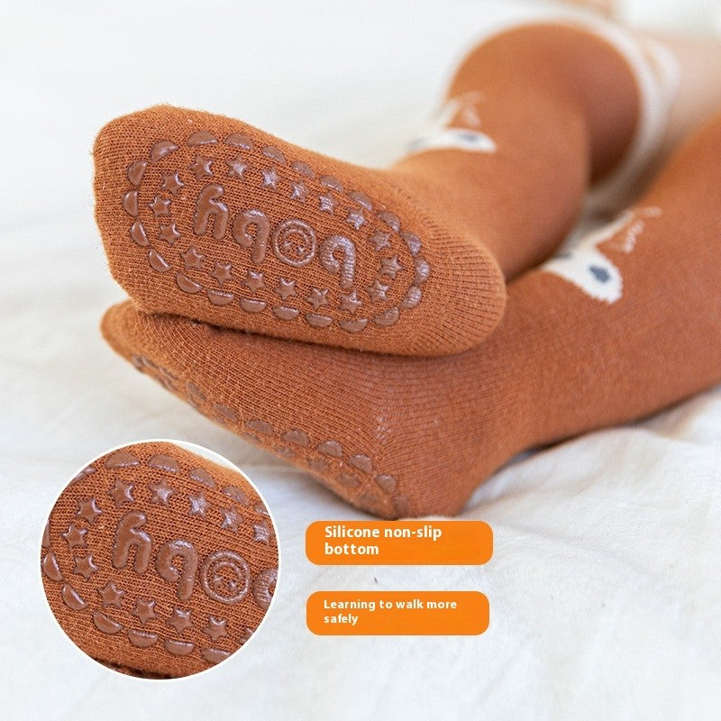 Petit Zoo Animal-Ear Cotton Socks